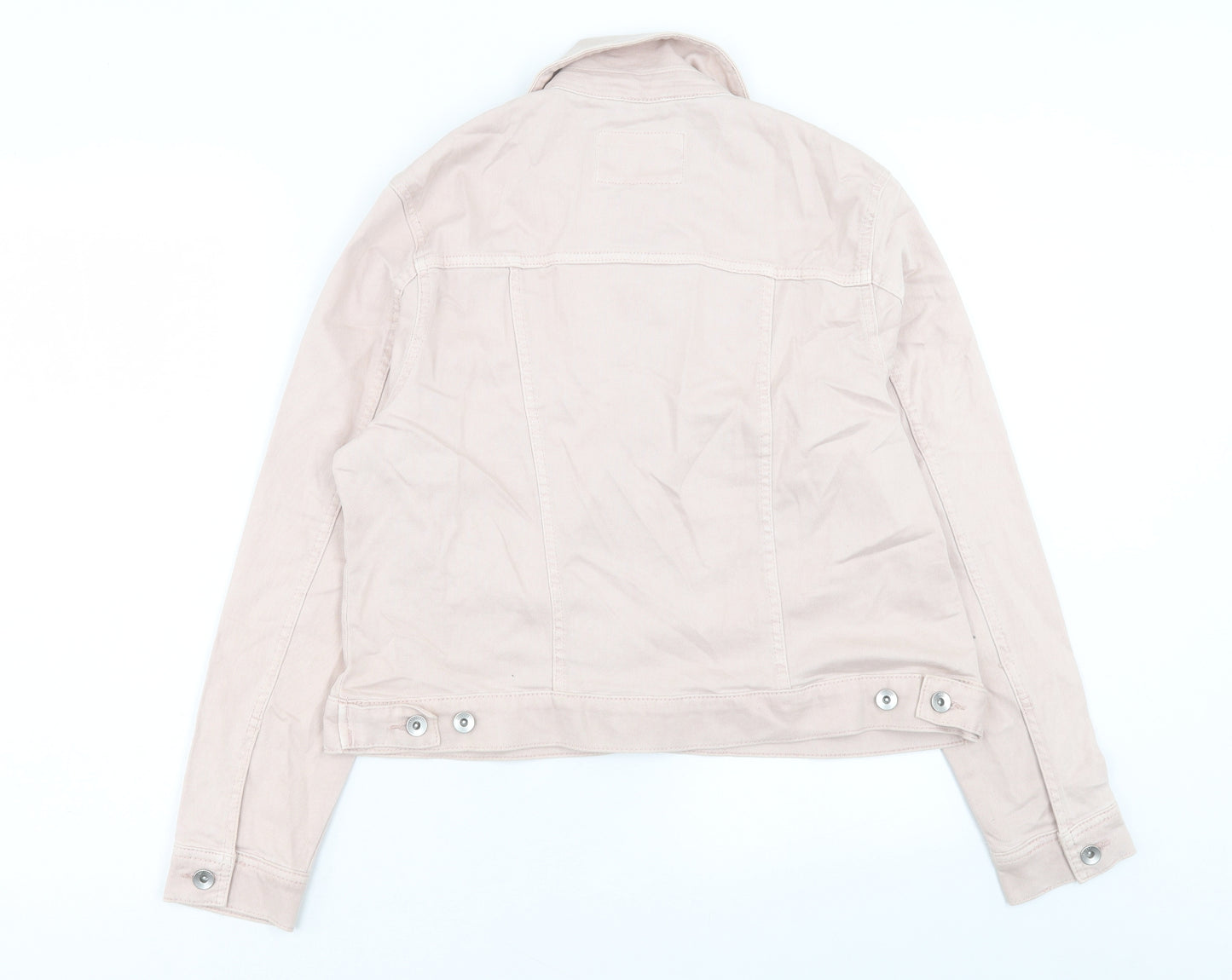 Marks and Spencer Womens Pink Jacket Size 16 Button
