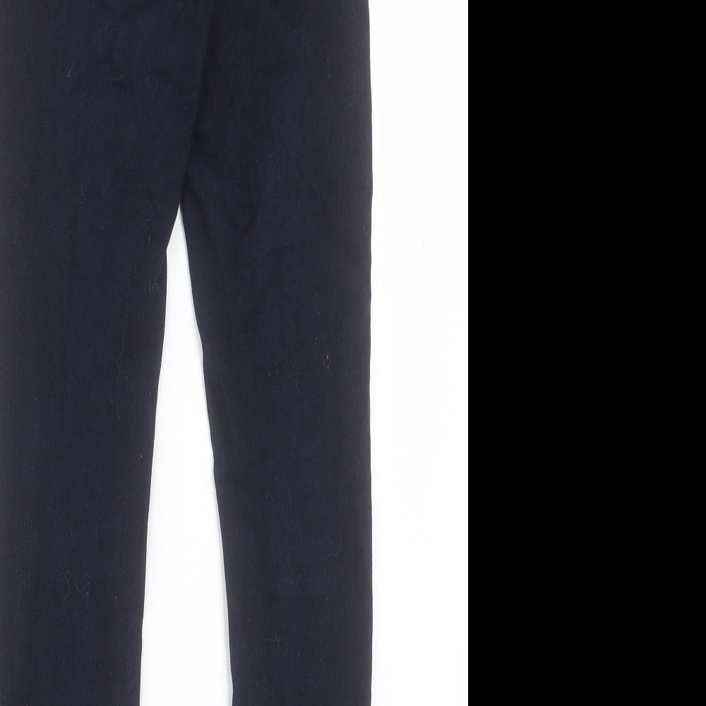 F&F Womens Blue Cotton Skinny Jeans Size 8 L29 in Regular Button