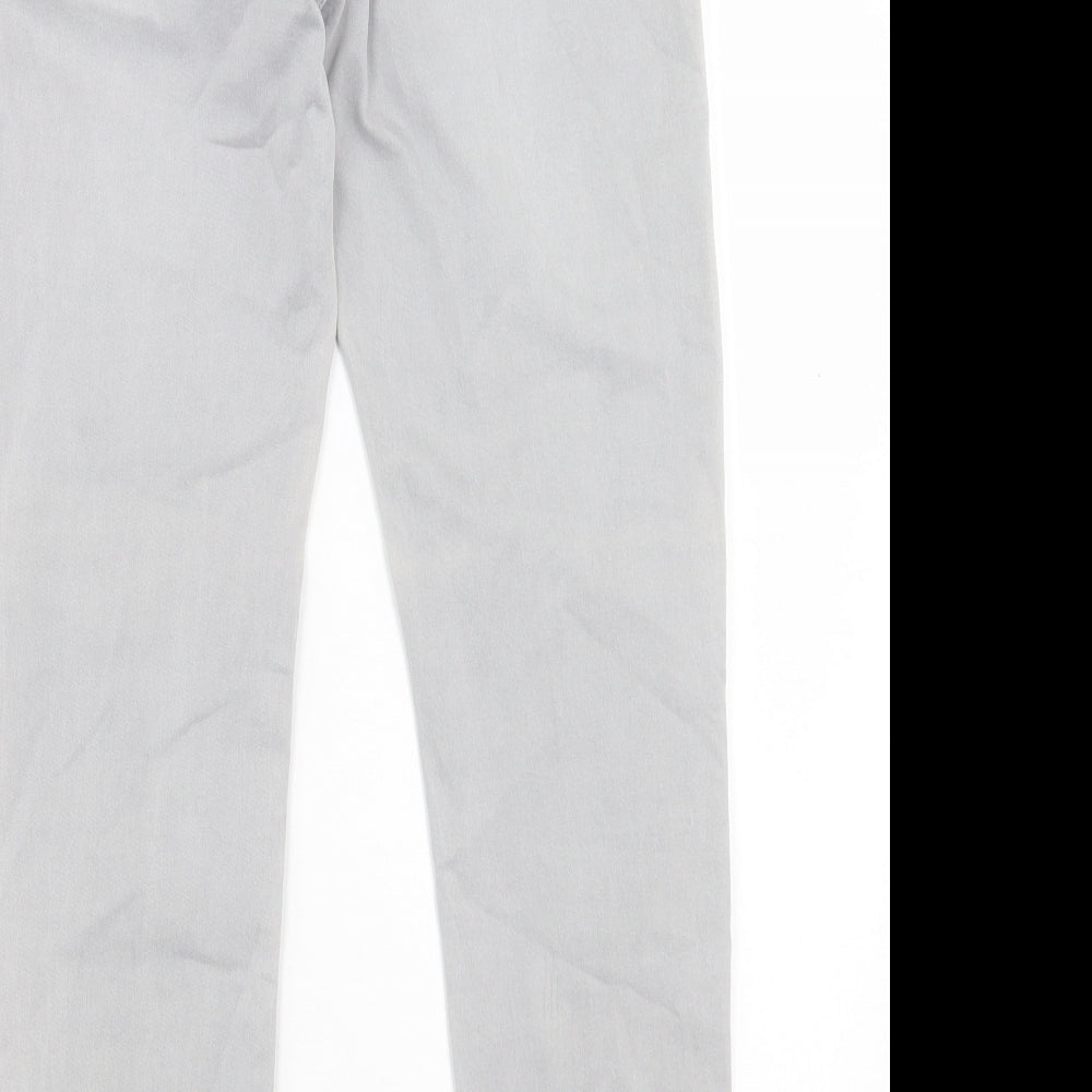 Zac & Zoe Womens Grey Cotton Skinny Jeans Size M L26 in Regular Button