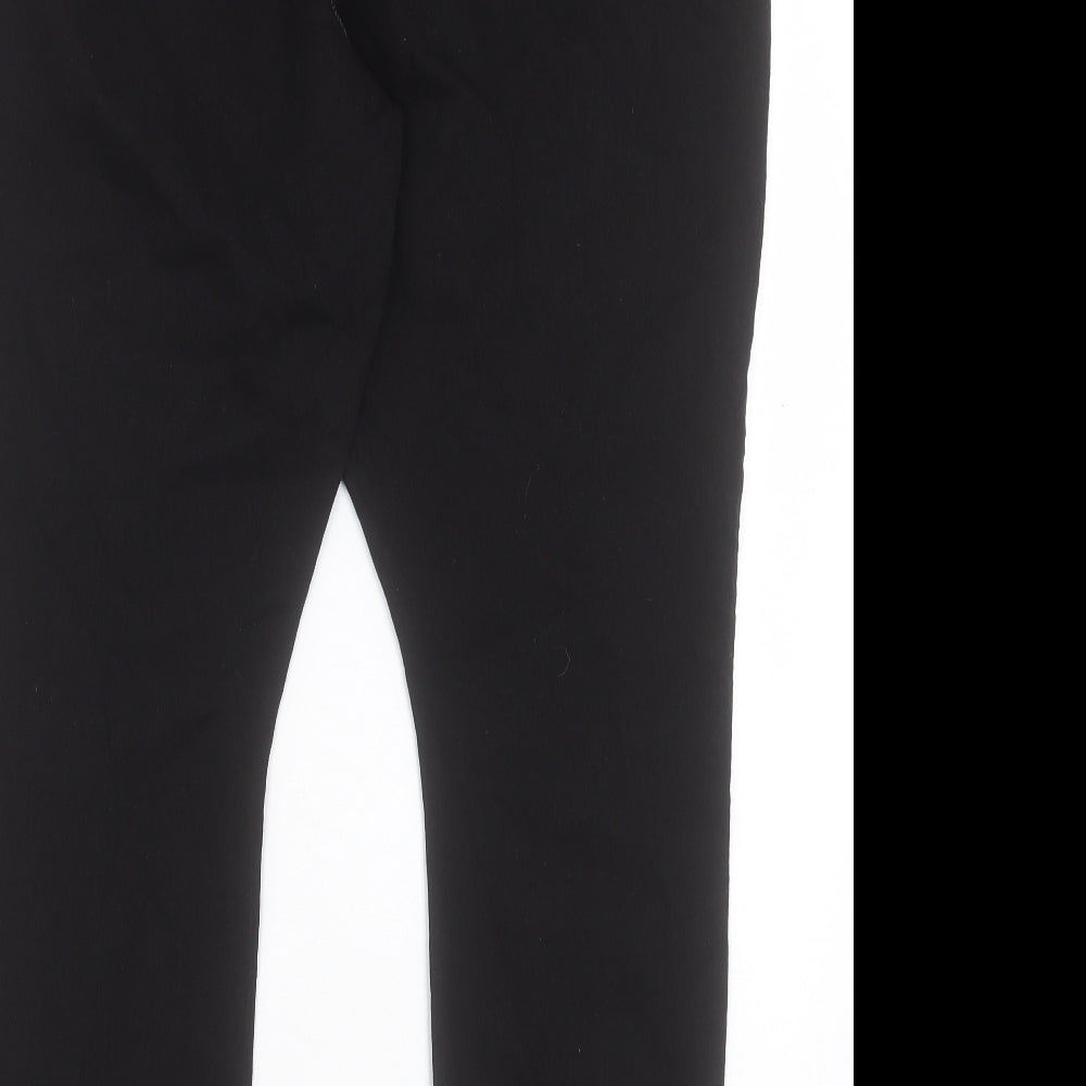 PEP&CO Womens Black Cotton Jegging Trousers Size 22 L29 in Regular