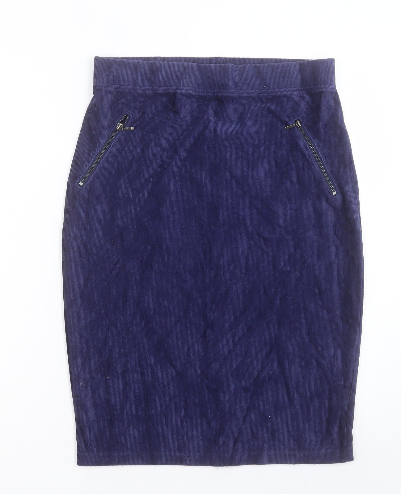 TU Womens Purple Cotton A-Line Skirt Size 14