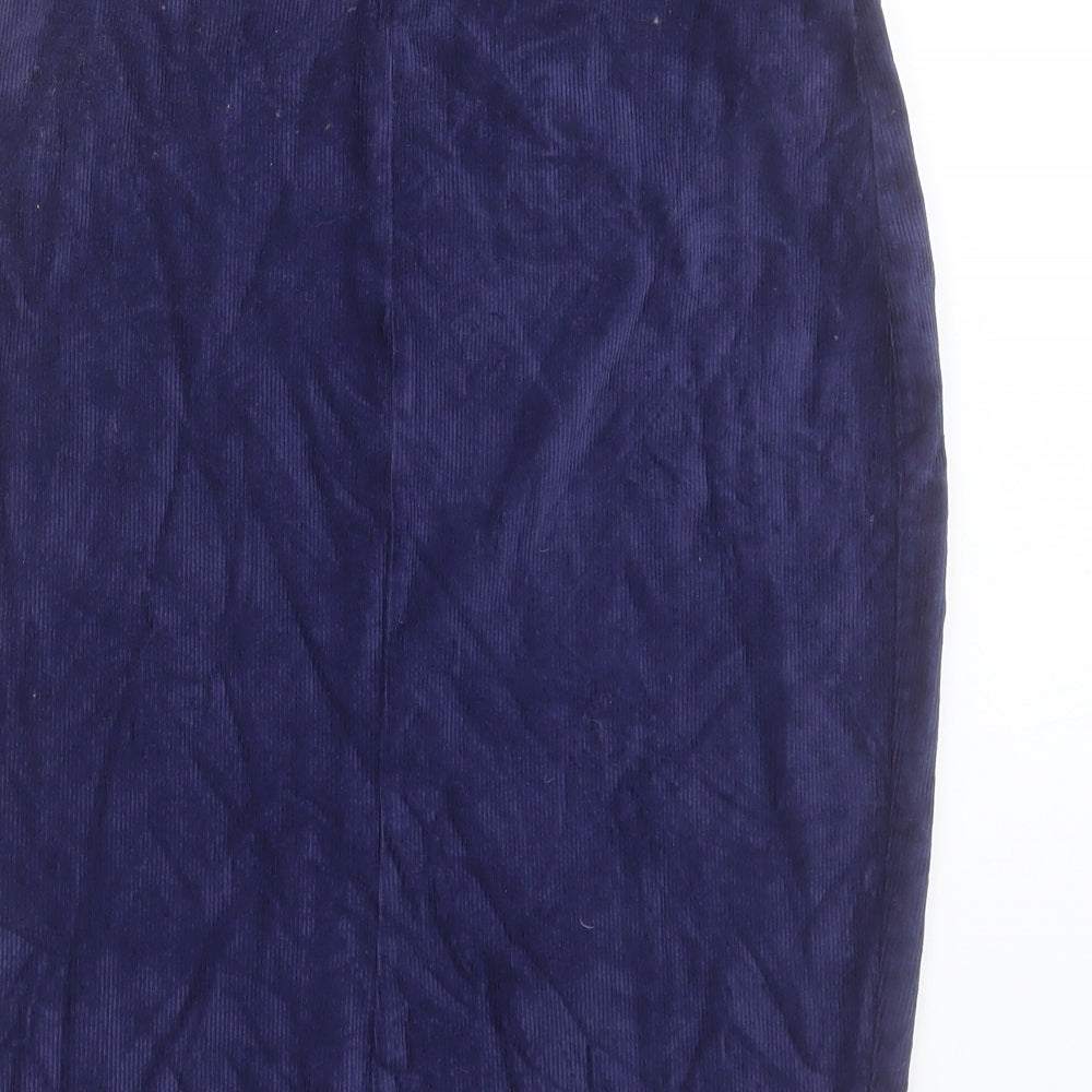 TU Womens Purple Cotton A-Line Skirt Size 14