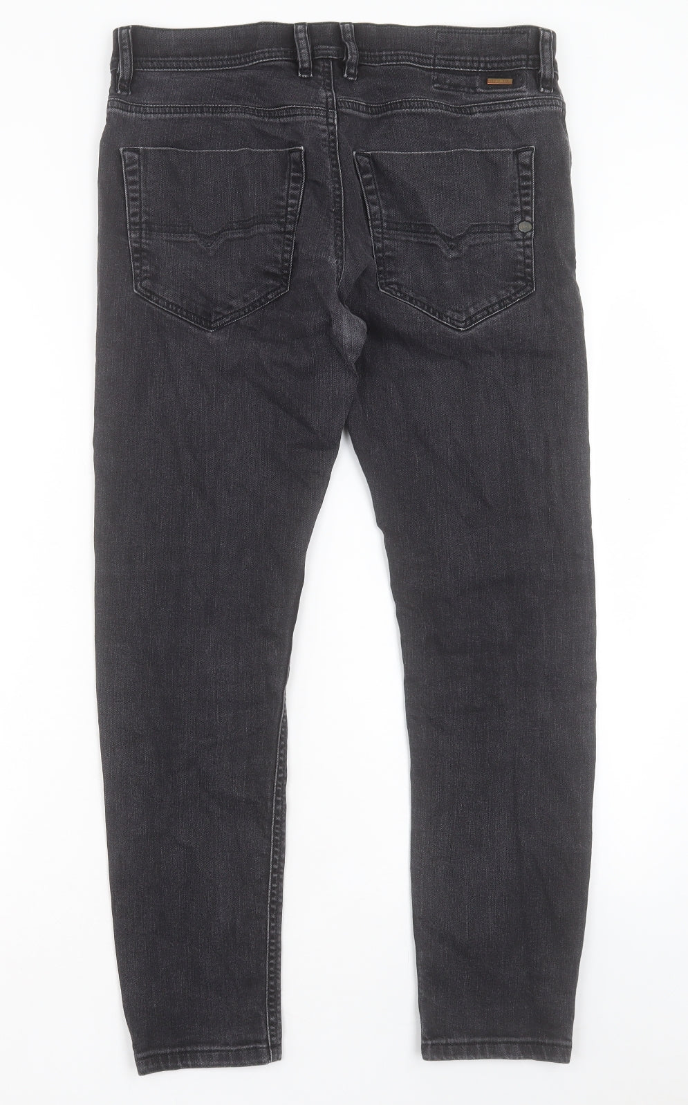 Diesel Mens Black Cotton Skinny Jeans Size 30 in L28 in Regular Button - Short Leg