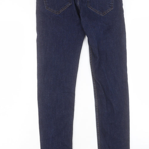 Denim & Co. Mens Blue Cotton Skinny Jeans Size 28 in L32 in Regular Button