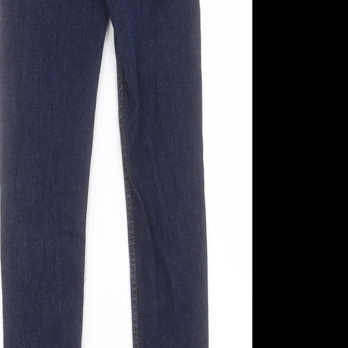 Denim & Co. Mens Blue Cotton Skinny Jeans Size 28 in L32 in Regular Button