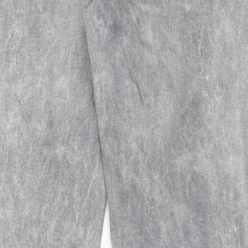 Denim & Co. Mens Grey Cotton Skinny Jeans Size 34 in L30 in Regular Button