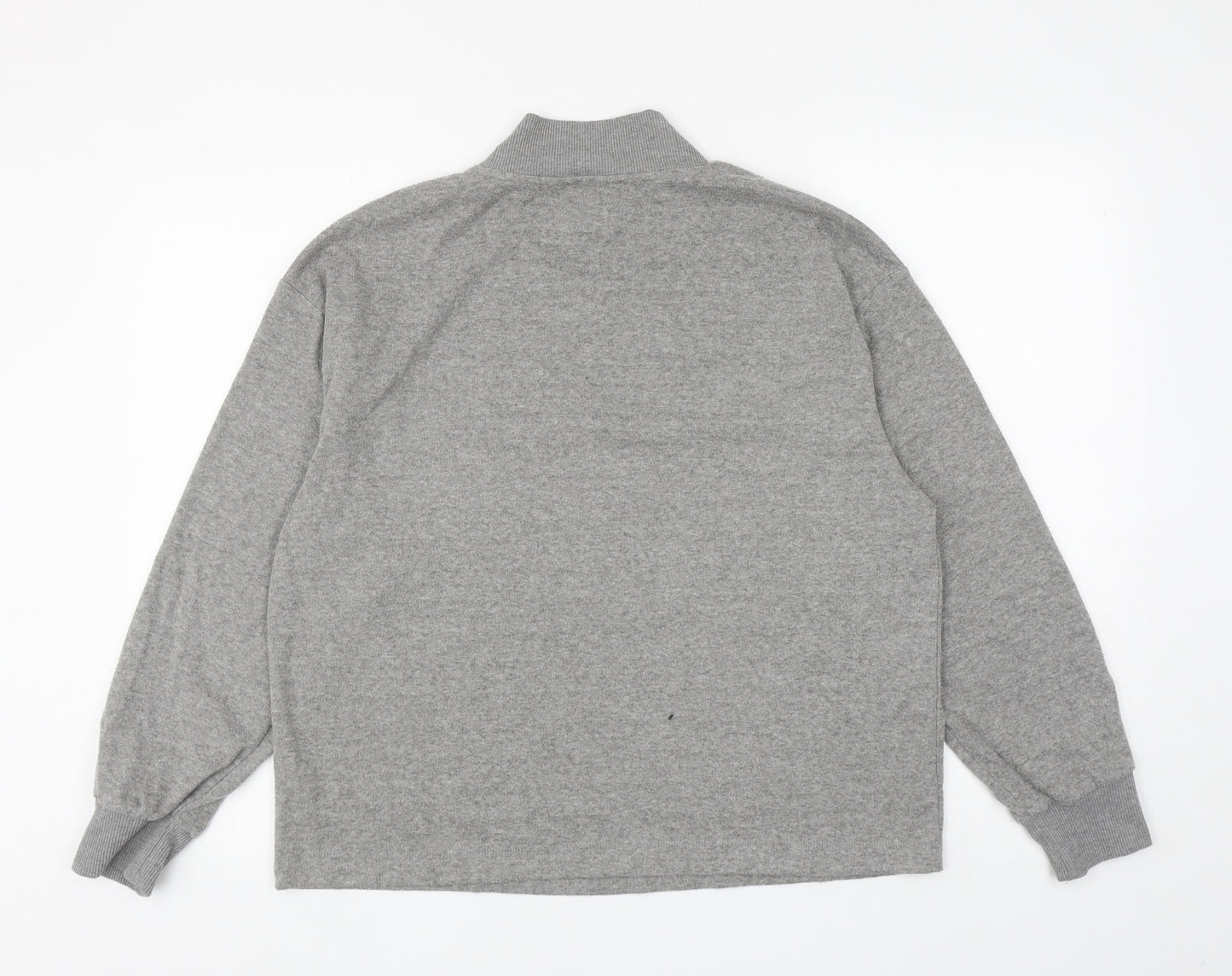 Marks and Spencer Womens Grey Viscose Pullover Sweatshirt Size 14 Pullover