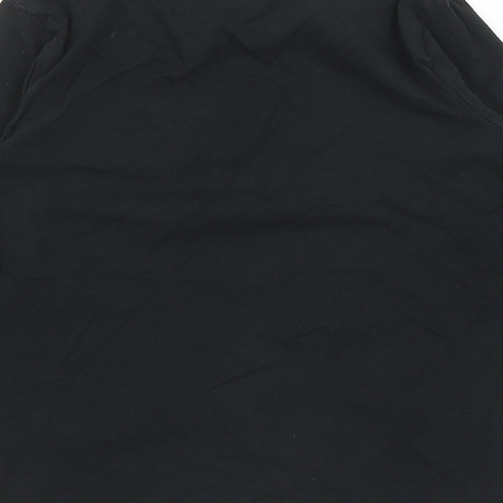 TU Girls Black Cotton Basic Casual Size 4-5 Years Round Neck Pullover - Ghosts