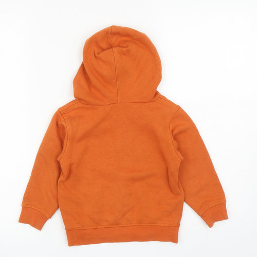 H&M Boys Orange Cotton Pullover Jumper Size 24 Months Pullover - Tiger