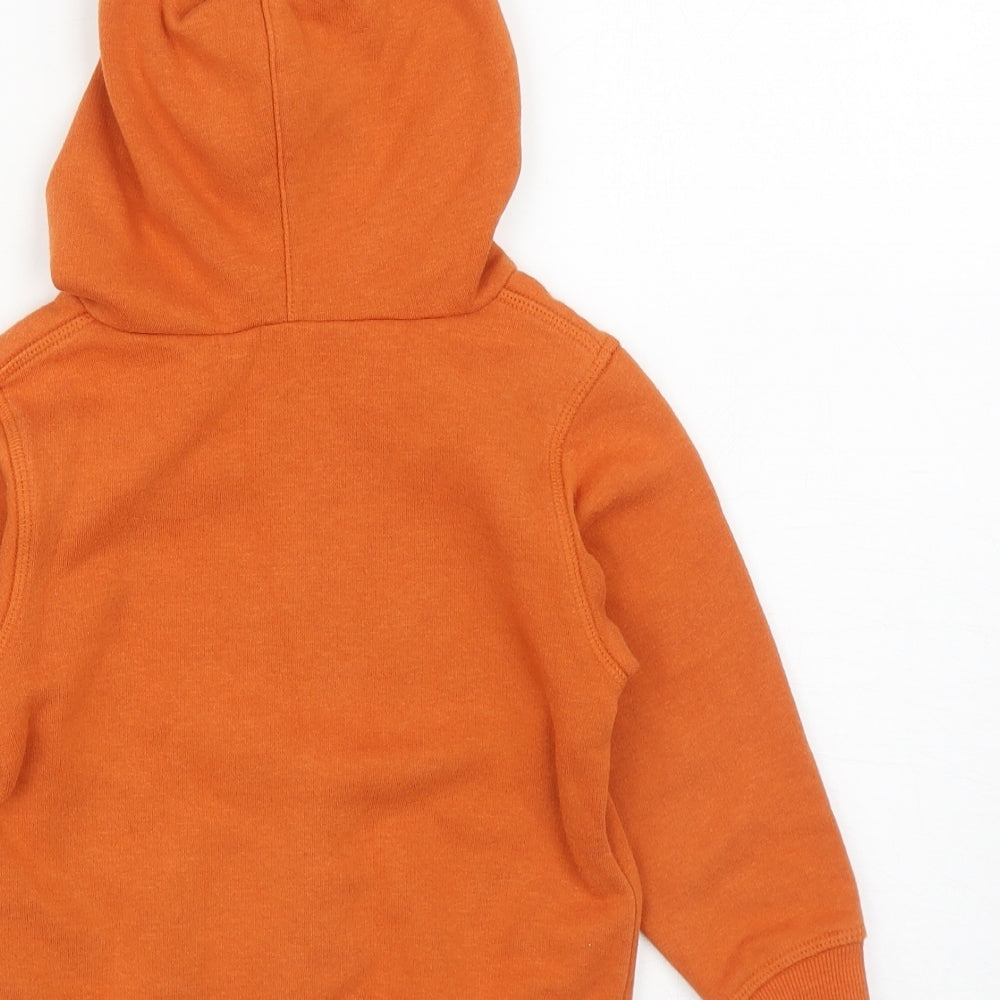 H&M Boys Orange Cotton Pullover Jumper Size 24 Months Pullover - Tiger