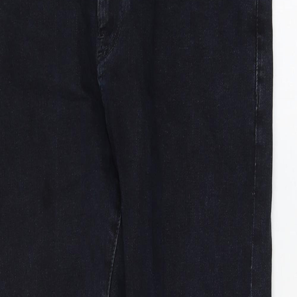 NEXT Mens Blue Cotton Straight Jeans Size 32 in L30 in Regular Zip