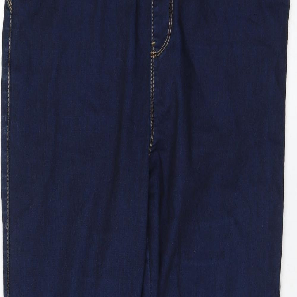 Primark Womens Blue Cotton Jegging Jeans Size 16 L27 in Regular