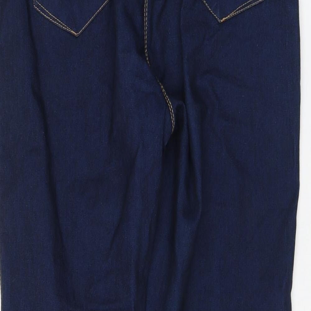 Primark Womens Blue Cotton Jegging Jeans Size 16 L27 in Regular
