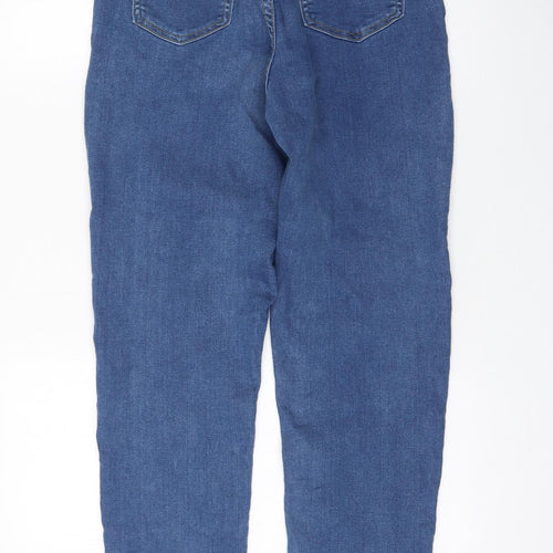 Missguided Womens Blue Cotton Jegging Jeans Size 10 L30 in Regular Zip