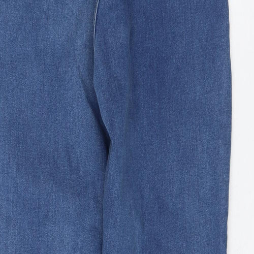 Missguided Womens Blue Cotton Jegging Jeans Size 10 L30 in Regular Zip
