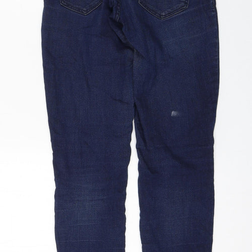 old na Womens Blue Cotton Skinny Jeans Size 6 L28 in Regular Zip