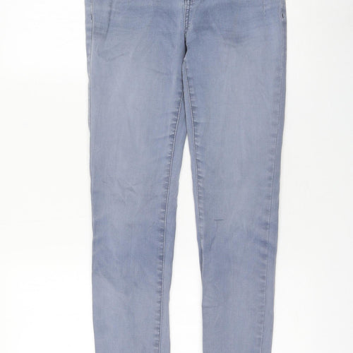 Espirit Womens Blue Cotton Skinny Jeans Size 8 L29 in Regular Zip