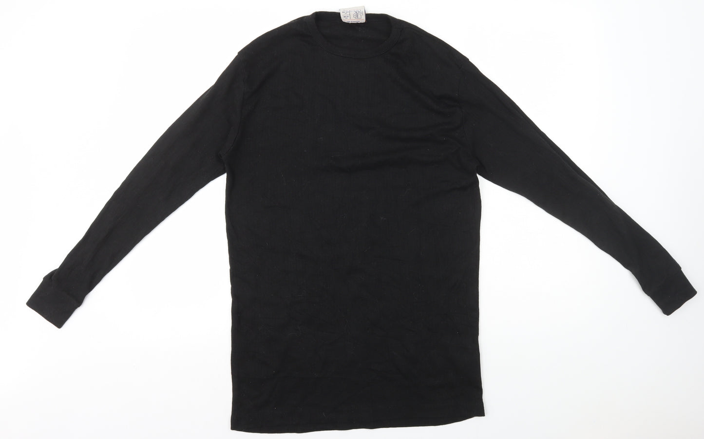 Portwest Womens Black Polyester Basic T-Shirt Size M Round Neck - Ribbed