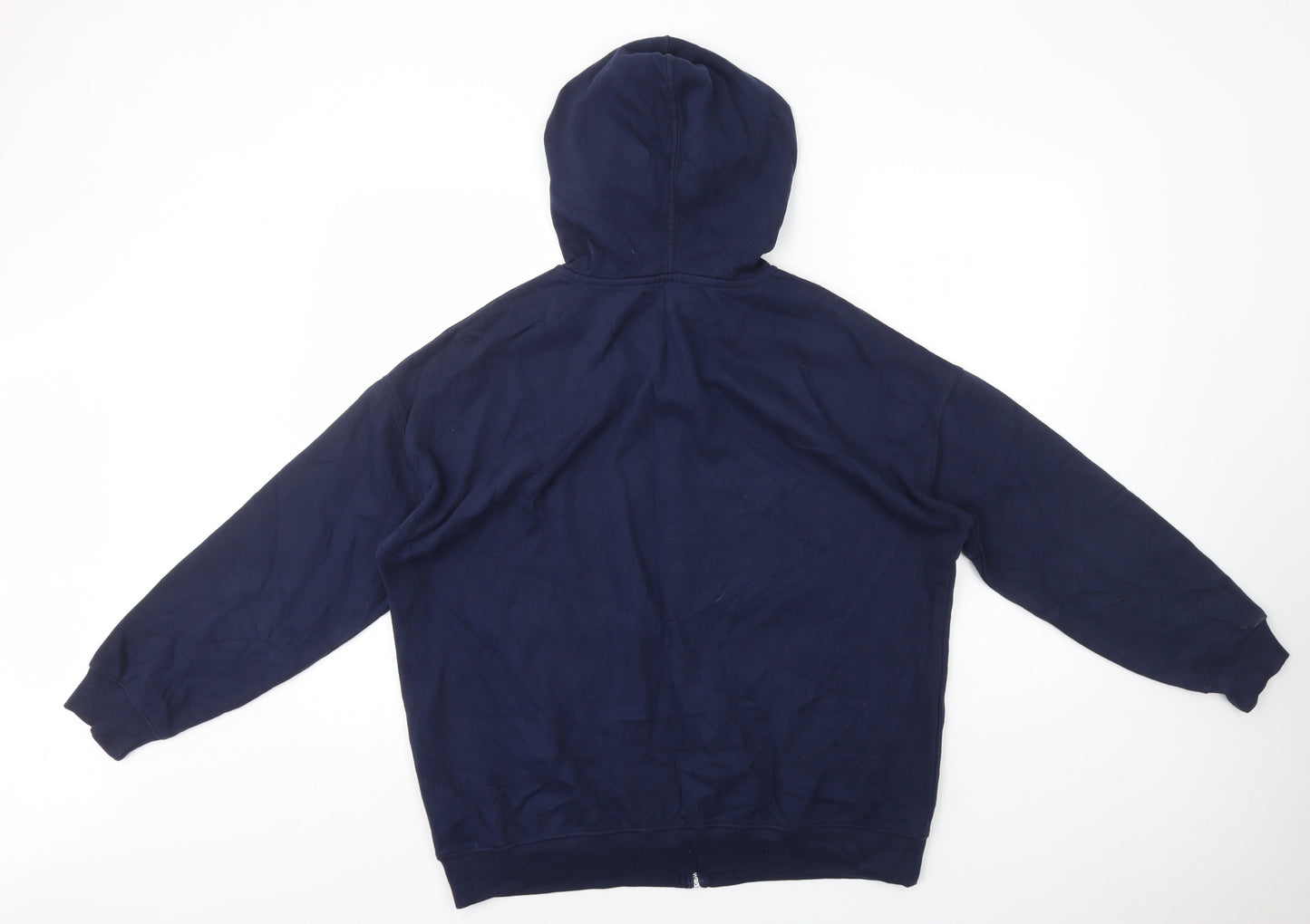 Capsule Womens Blue Cotton Full Zip Hoodie Size 18 Zip