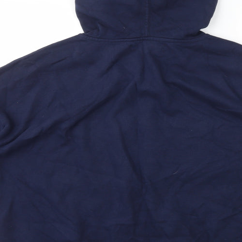 Capsule Womens Blue Cotton Full Zip Hoodie Size 18 Zip