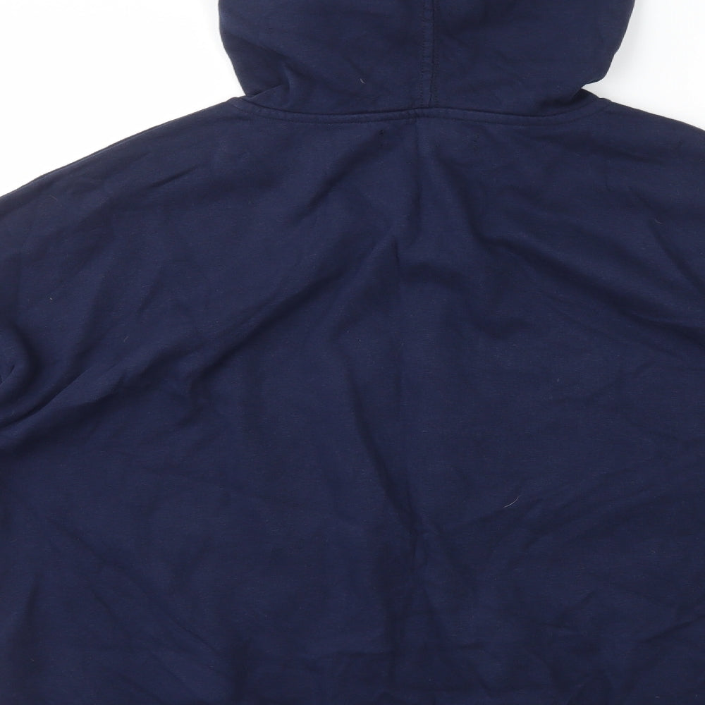 Capsule Womens Blue Cotton Full Zip Hoodie Size 18 Zip