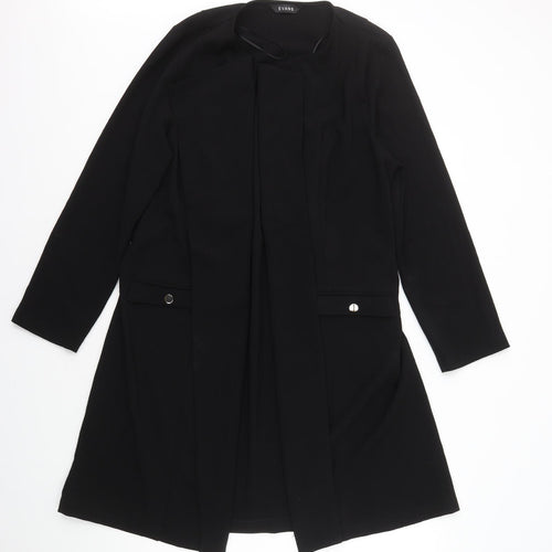 Evans Womens Black Jacket Size 16
