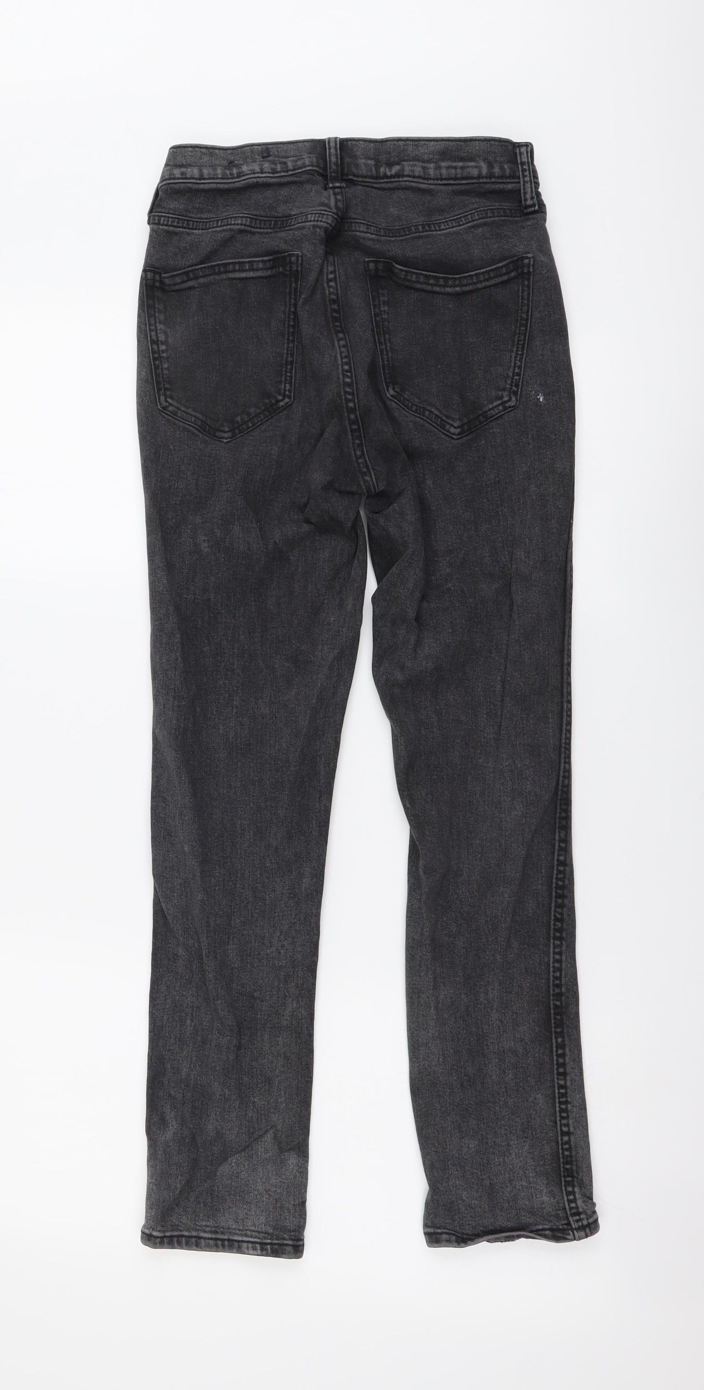 Gap Womens Grey Cotton Skinny Jeans Size 25 in L26 in Regular Button