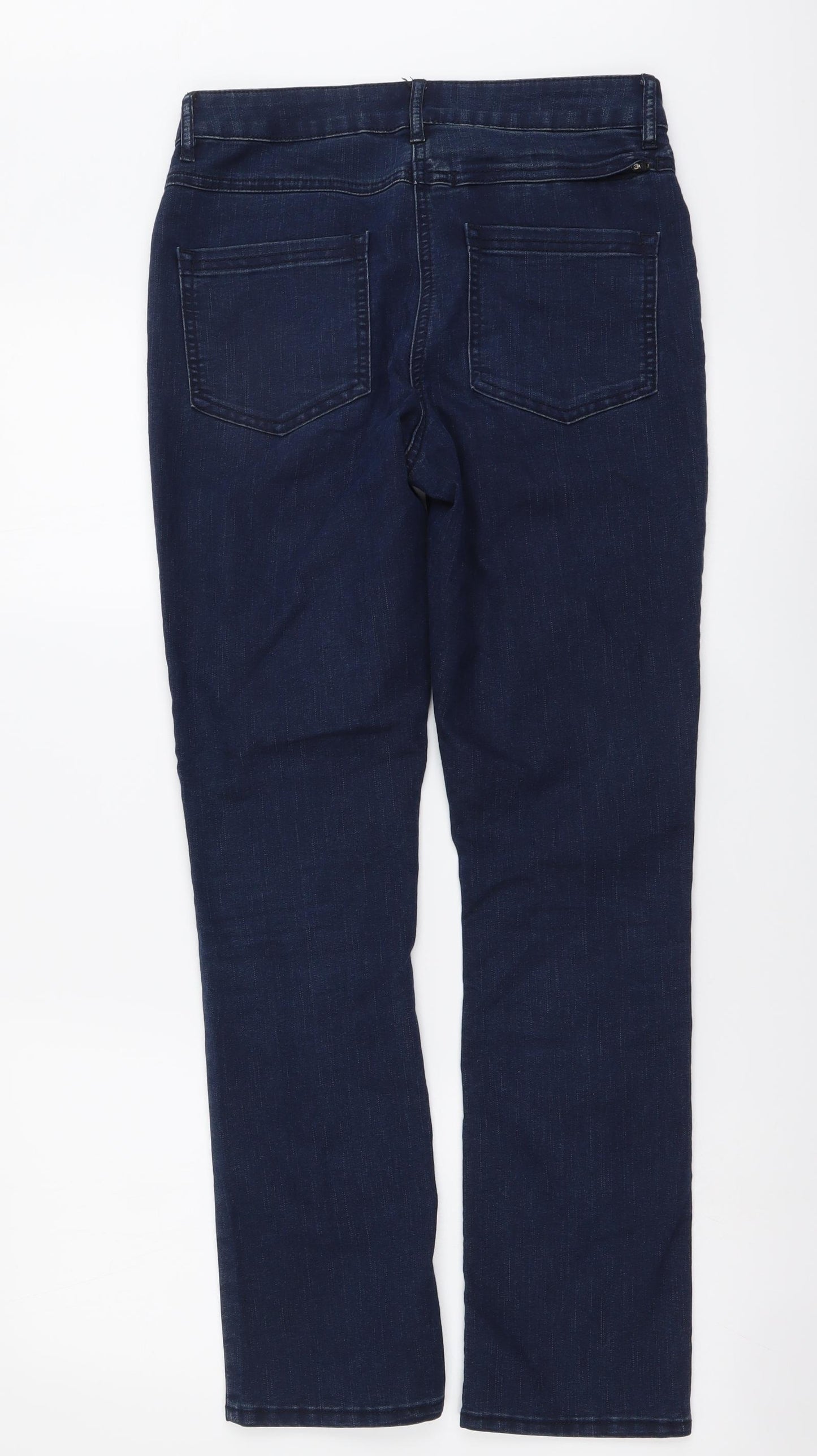 Rohan Womens Blue Cotton Skinny Jeans Size 8 L29 in Regular Button