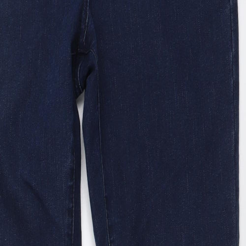 Rohan Womens Blue Cotton Skinny Jeans Size 8 L29 in Regular Button