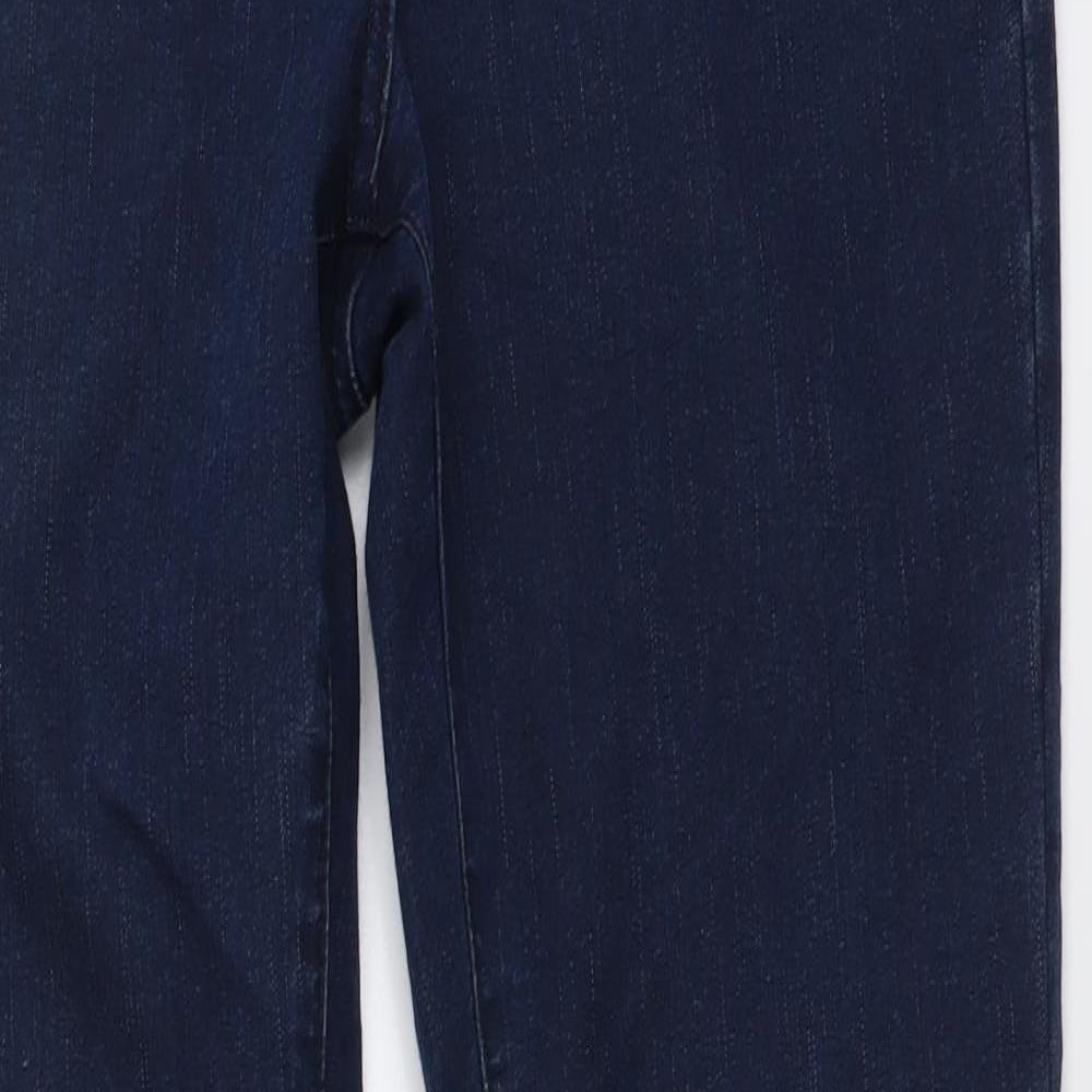 Rohan Womens Blue Cotton Skinny Jeans Size 8 L29 in Regular Button
