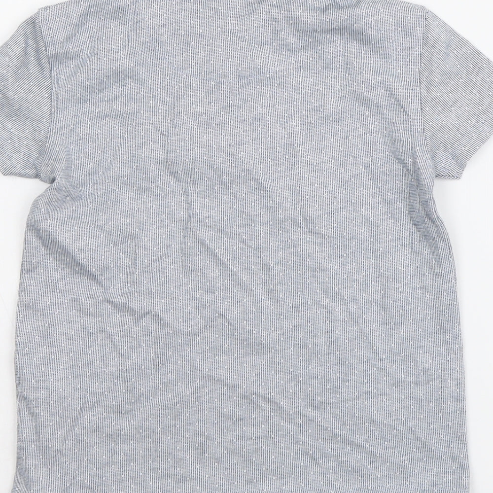 Primark Boys Blue Cotton Basic Polo Size 2-3 Years Collared Pullover