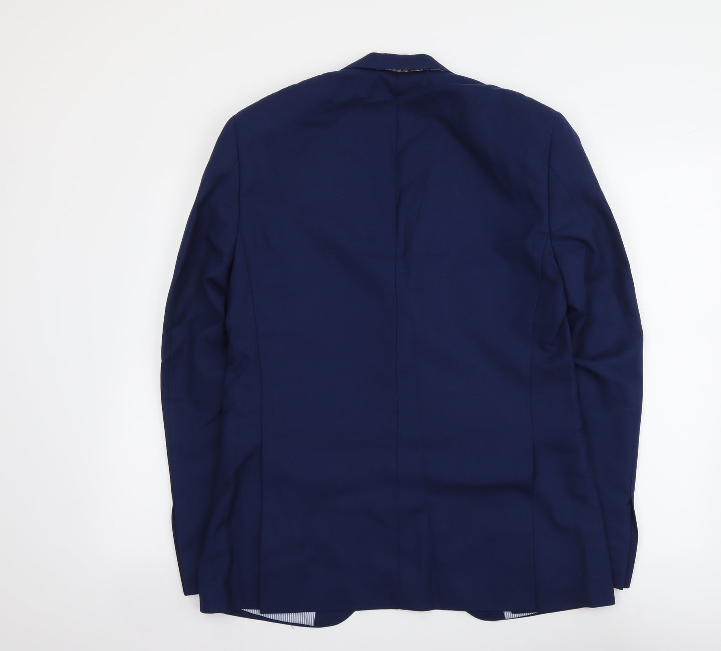 Remus Umo Mens Blue Wool Jacket Suit Jacket Size M