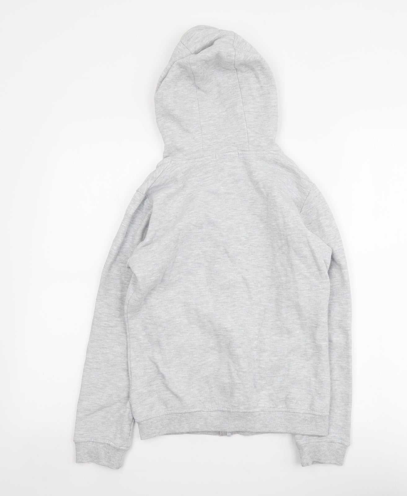 Primark Boys Grey Cotton Full Zip Hoodie Size 11-12 Years Zip