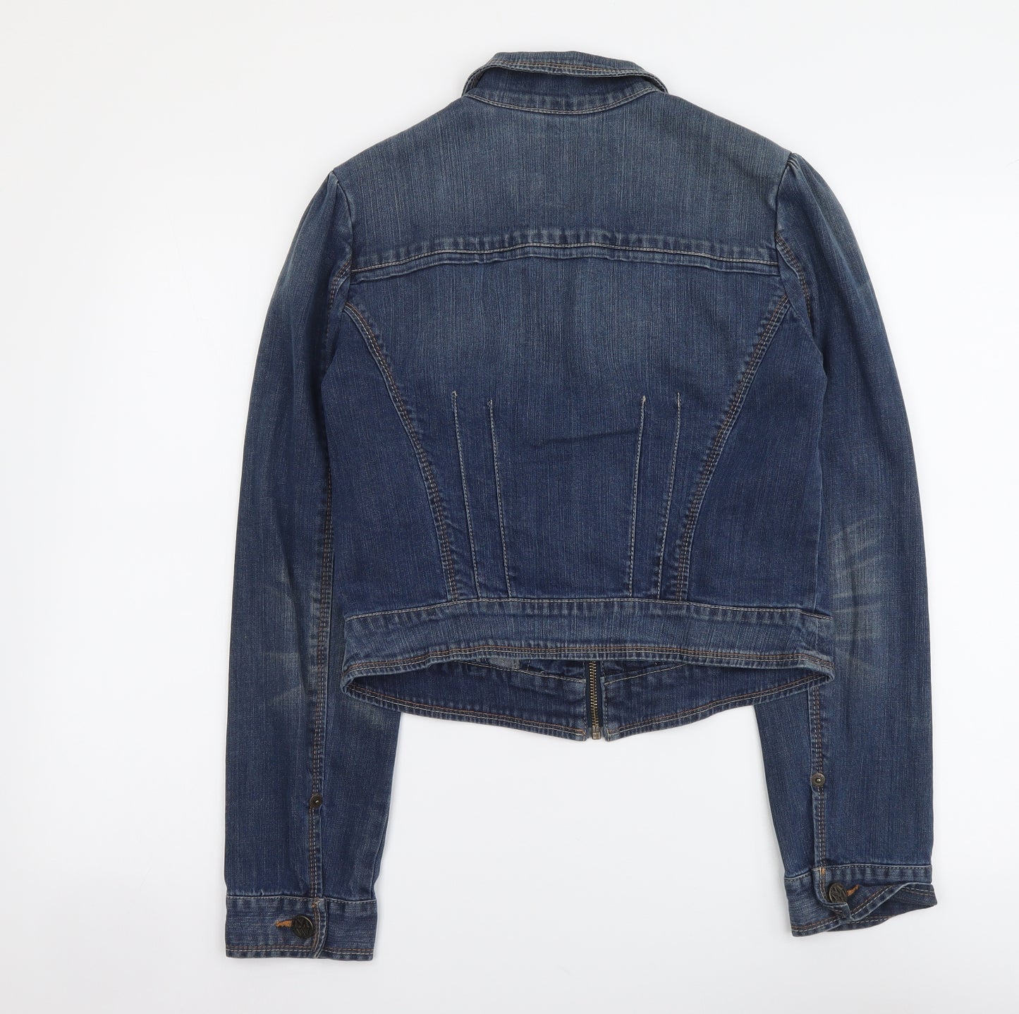 Butterfly Womens Blue Jacket Size 14 Zip