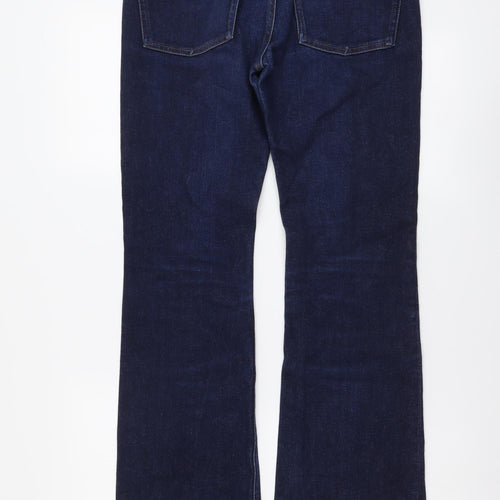 Acne Studios Womens Blue Cotton Bootcut Jeans Size 29 in L32 in Regular Button