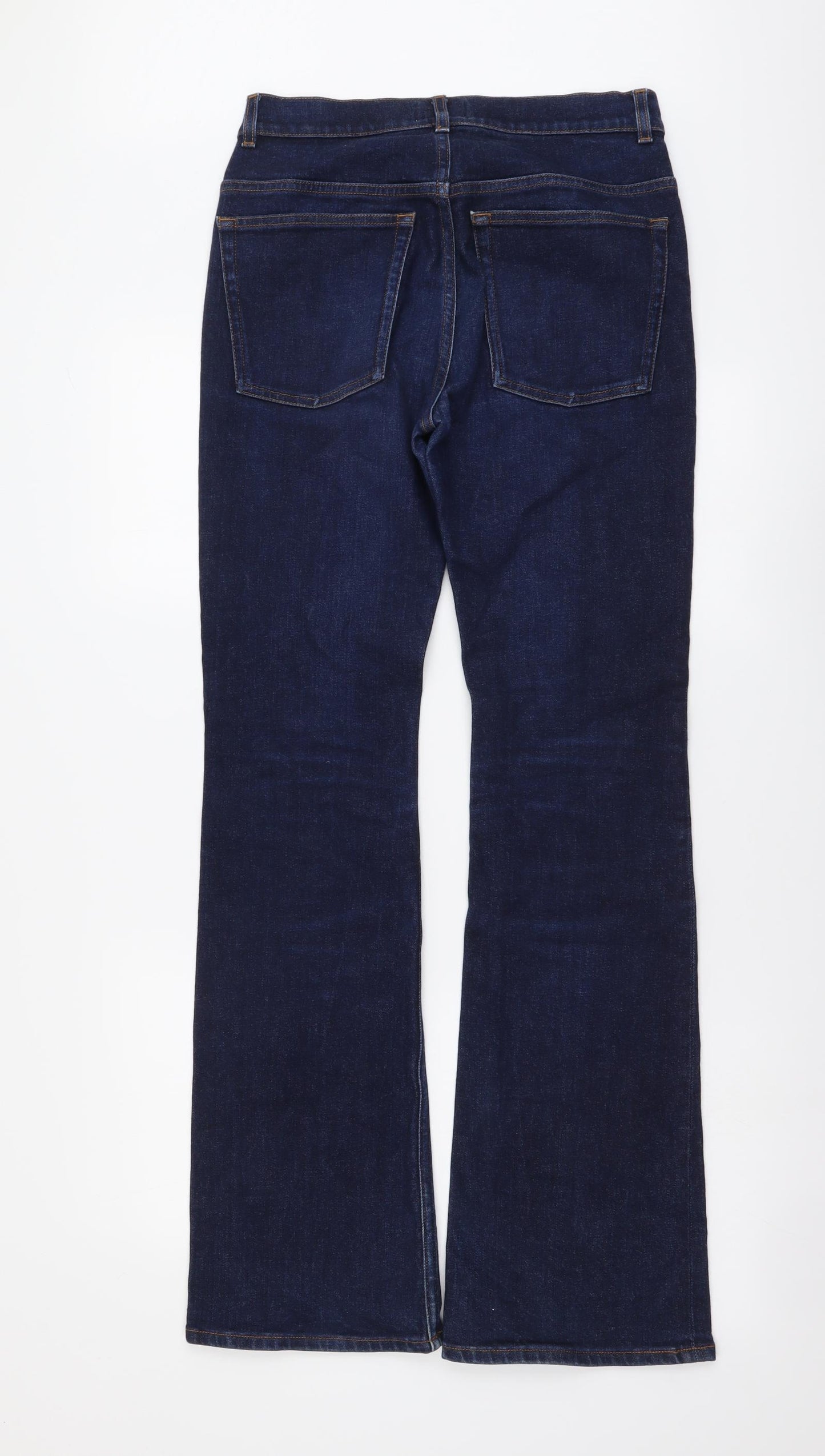 Acne Studios Womens Blue Cotton Bootcut Jeans Size 29 in L32 in Regular Button