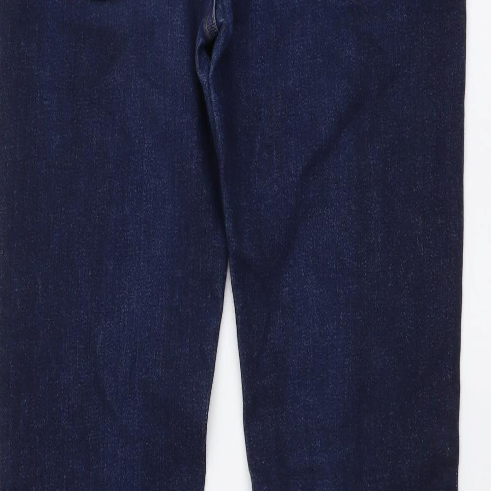 Acne Studios Womens Blue Cotton Bootcut Jeans Size 29 in L32 in Regular Button