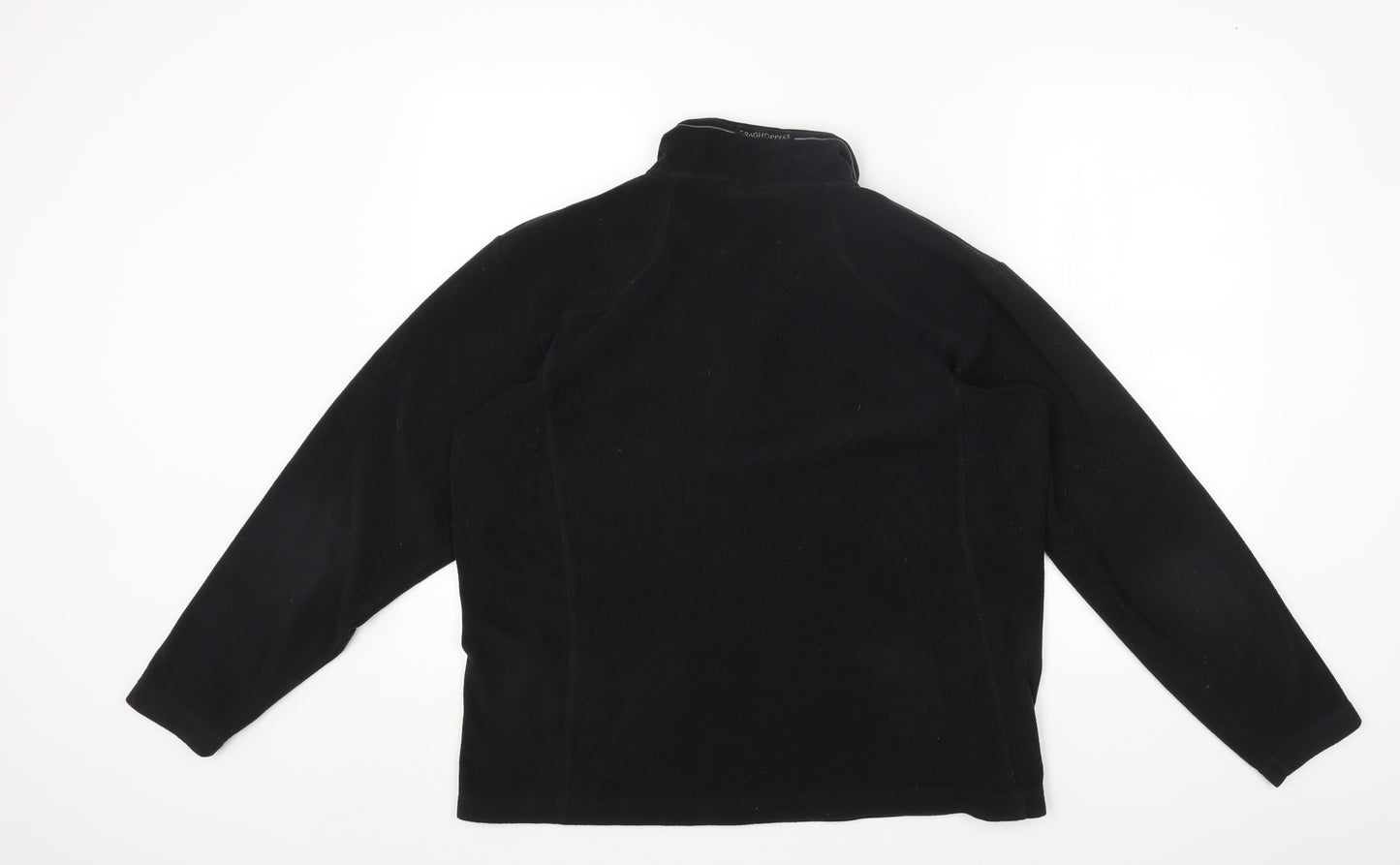 Craghoppers Womens Black High Neck Polyester Pullover Jumper Size 16