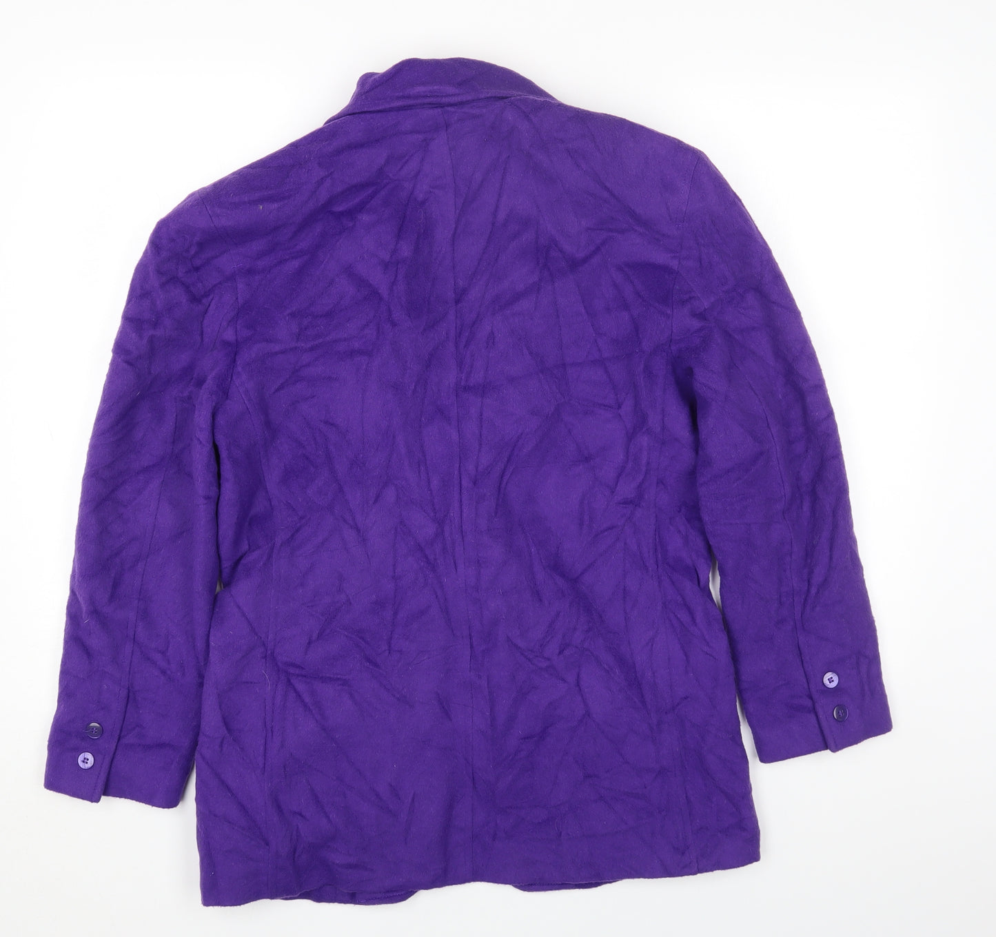 Lizwear Womens Purple Jacket Blazer Size 6 Button