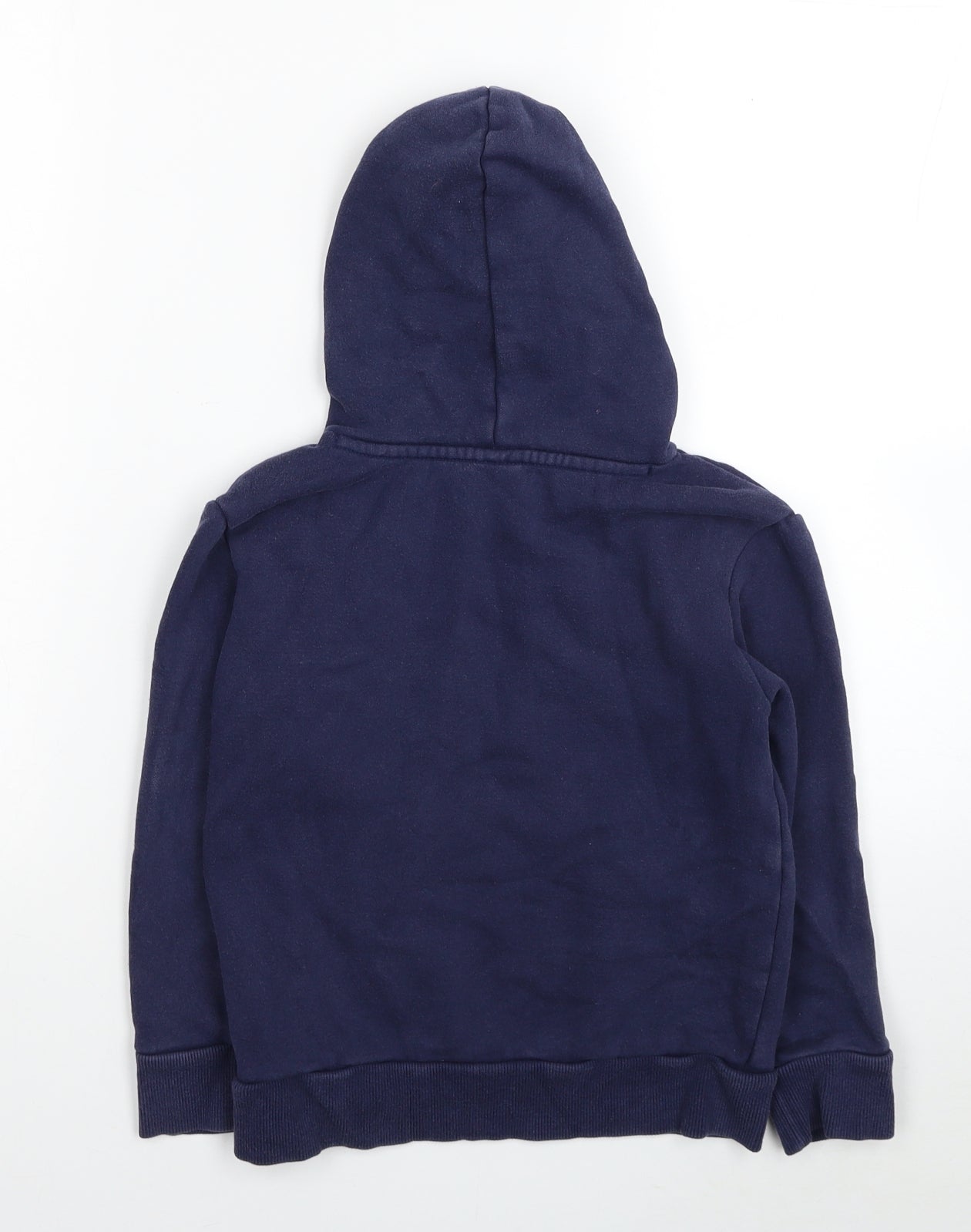 PUMA Boys Blue Cotton Pullover Hoodie Size 5-6 Years Pullover