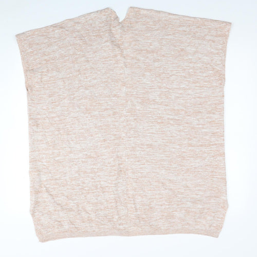 Atmosphere Womens Beige V-Neck Viscose Cardigan Jumper Size S