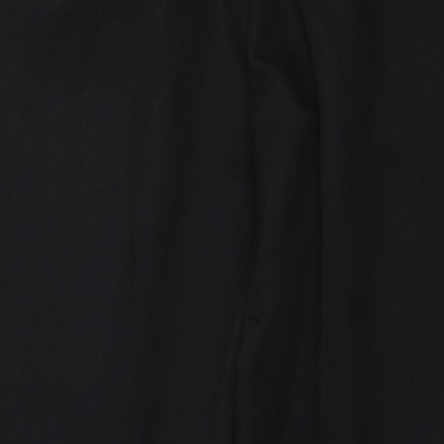 Matalan Mens Black Polyester Trousers Size 40 in L29 in Regular Zip