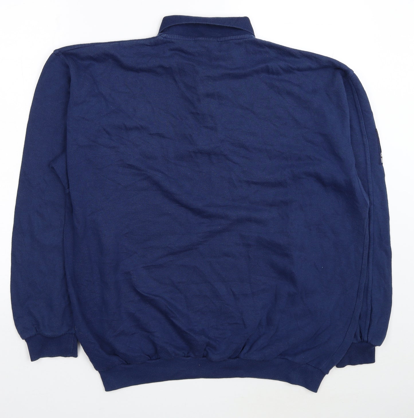 PUMA Mens Blue Cotton Pullover Sweatshirt Size L