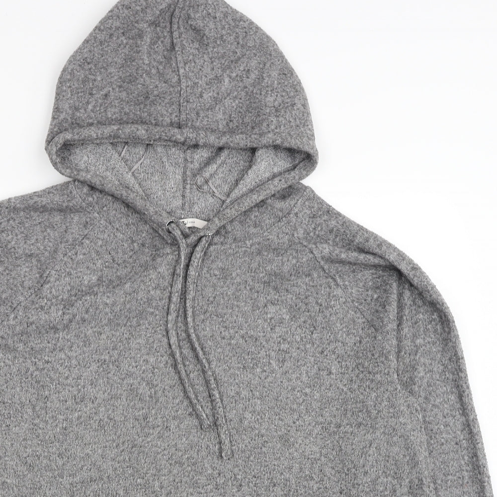 TU Womens Grey Polyester Pullover Hoodie Size 24 Pullover