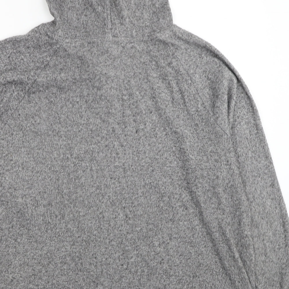TU Womens Grey Polyester Pullover Hoodie Size 24 Pullover