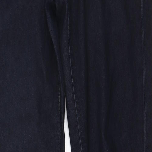 Denim & Co. Womens Blue Cotton Jegging Jeans Size 8 L30 in Regular