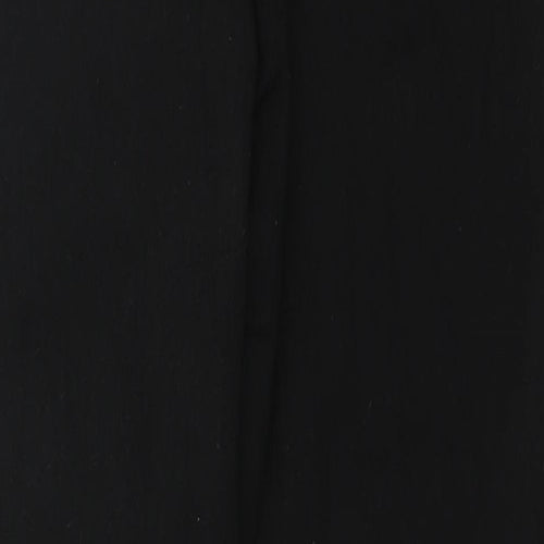 Denim & Co. Womens Black Polyester Skinny Jeans Size 14 L26 in Regular Zip