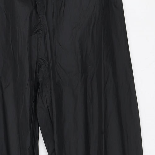 Regatta Womens Black Polyamide Rain Trousers Trousers Size XS L30 in Regular