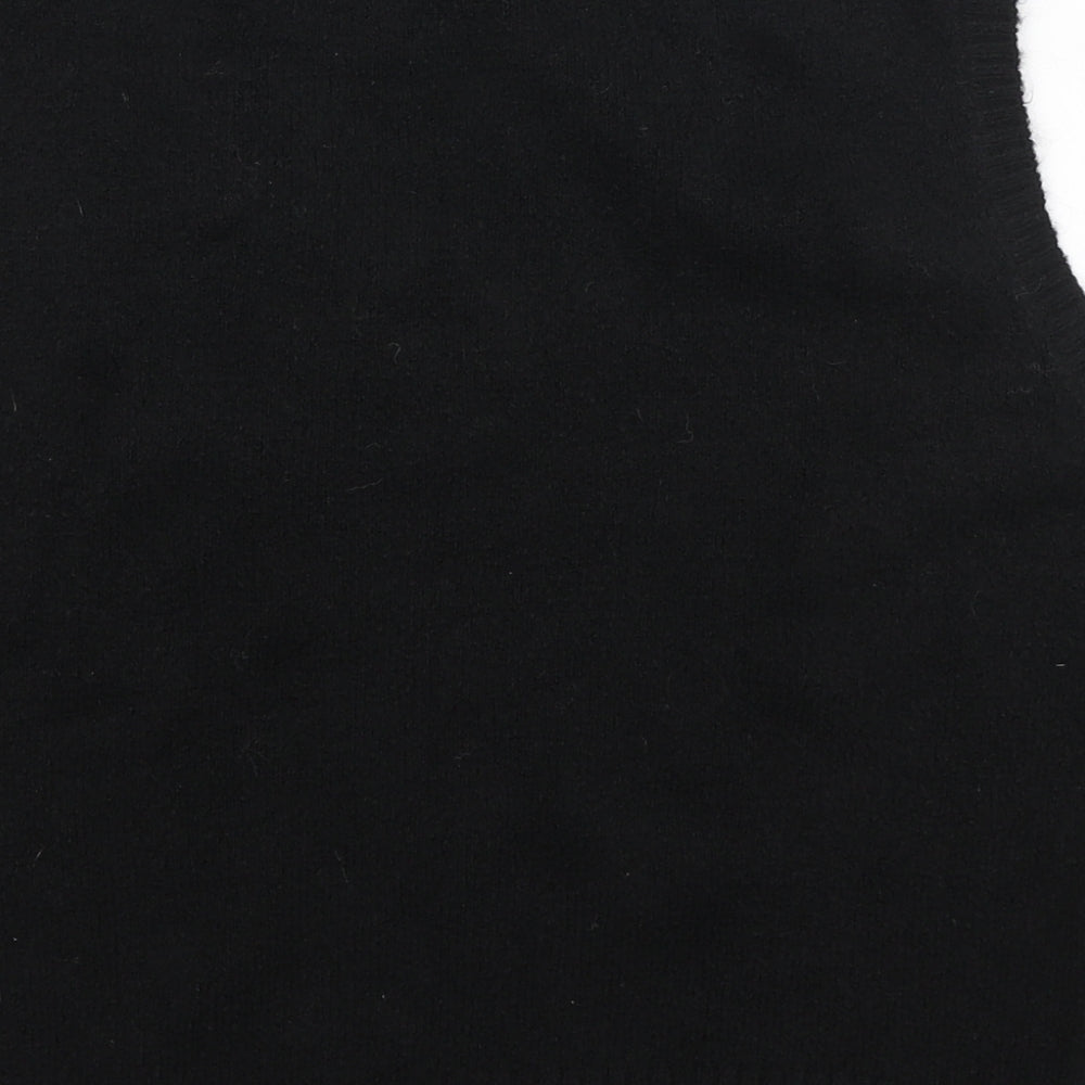 Primark Womens Black V-Neck Polyester Vest Jumper Size S