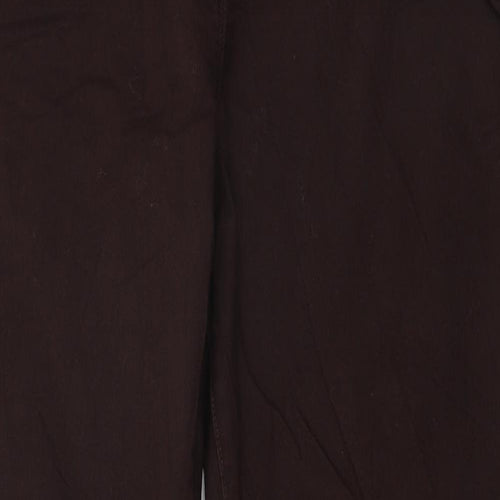 Marks and Spencer Womens Brown Polyester Jegging Jeans Size 16 L27 in Regular Zip